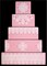 Victorian Crochet Cake Stencil Set | C446 by Designer Stencils | Cake Decorating Tools | Baking Stencils for Royal Icing, Airbrush, Dusting Powder | Reusable Plastic Food Grade Stencil for Cakes | Easy to Use & Clean Cake Stencil
